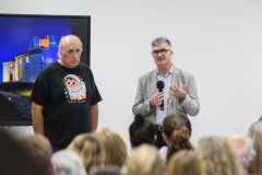 ZADAR - 05.05.2026 - Predavanje Korada Korlevića održano u prostoru Odjela za mlade Gradske knjižnice Grada Zadra