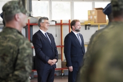 Banožić i Hranj s Plenkovićem i Božinovićem u obilasku 855. PPE u Zemuniku