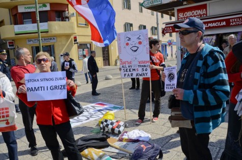 Prosvjed protiv Vlade Foto: Franko Pavić