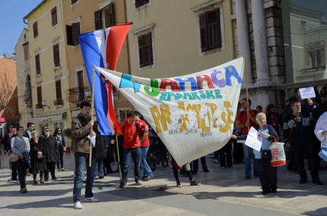 Prosvjed protiv Vlade Foto: Franko Pavić
