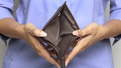 Dugovi siromaštvo prazan novčanik