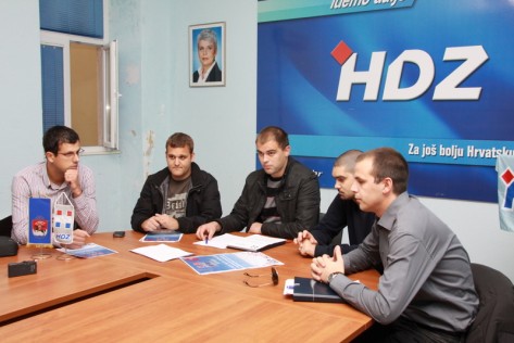 Mladež HDZ-a konferencija za tisak (Foto: Ivan Katalinić)