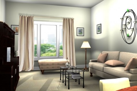 Ilustracija dnevni boravak