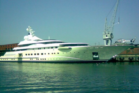 Ilustracija: jahta Eclipse