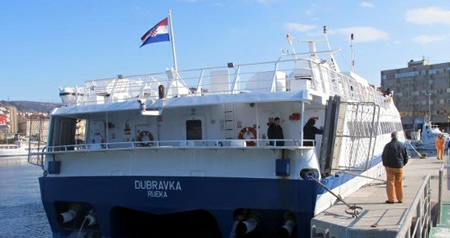 Ilustracija katamaran