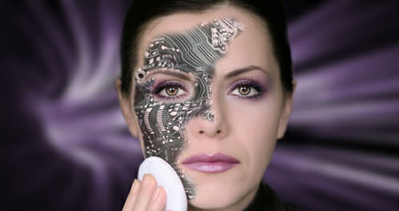 Ilustracija ženski robot