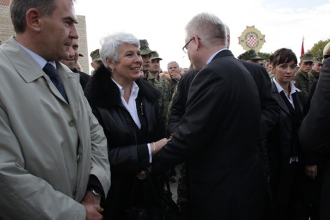 Jadranka Kosor i Ivo Josipović (Foto: Ivan Katalinić)