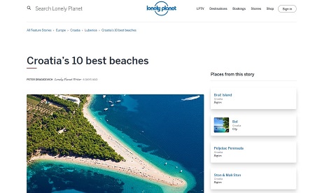 Lonely Planet_hrvatske plaze