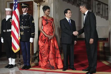 Obama i Hu (Foto: VOA)