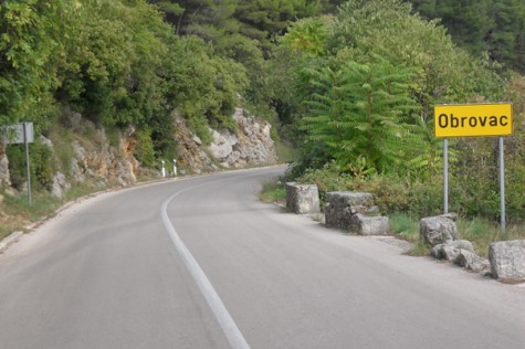 Obrovac tabla (Foto: Ivan Katalinić)