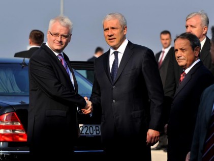 Ivo Josipović i Boris Tadić u Vukovaru (Foto: PIXSELL)