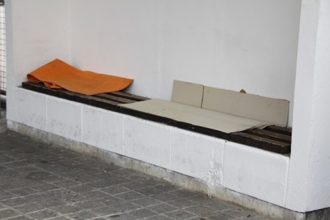 Peron bez beskućnika (foto: Žeminea Čotrić)