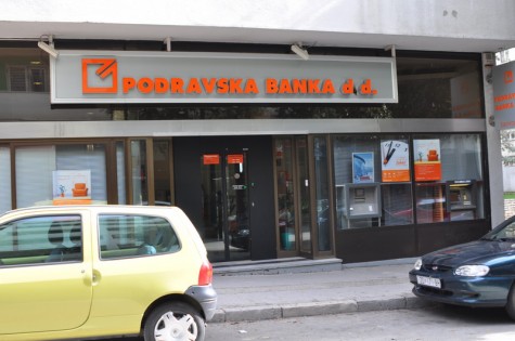 Poslovnica Podravske banke (Foto: Žeminea Čotrić)
