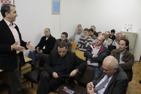 Predizborna kampanja HDZ - a u Ričine (foto: Žeminea Čotrić)