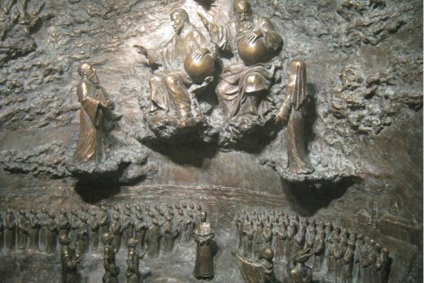 Reljef "Regula sv. Benedikta" (foto: Sanja Rogošić)