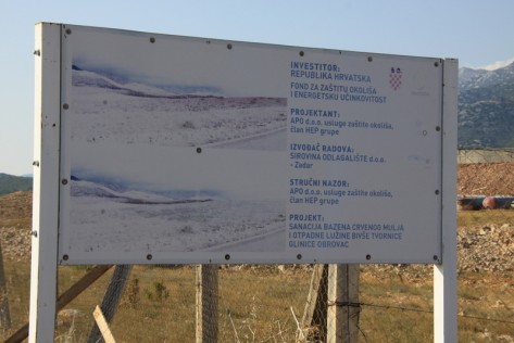 Sanacija lužnih bazena tvornice glinice Obrovac (Foto: Ivan Katalinić)