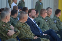 U vojarni 'Pukovnik Mirko Vukušić' u Zemuniku, u ponedjeljak 16. svibnja 2022. godine održana je prezentacija programa i predstavljanje novih članova akrobatske grupe Hrvatskog ratnog zrakoplovstva 'Krila Oluje'| Foto: MORH/ F. Klen