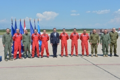 U vojarni 'Pukovnik Mirko Vukušić' u Zemuniku, u ponedjeljak 16. svibnja 2022. godine održana je prezentacija programa i predstavljanje novih članova akrobatske grupe Hrvatskog ratnog zrakoplovstva 'Krila Oluje'| Foto: MORH/ F. Klen