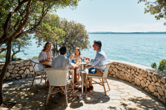 Adult,  Chair,  Female,  Male,  Man,  Nature,  Outdoors,  Person,  Scenery,  Woman
Falkensteiner Family Hotel Diadora
Resort Punta Skala