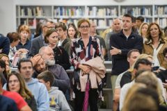 ZADAR - 05.05.2026 - Predavanje Korada Korlevića održano u prostoru Odjela za mlade Gradske knjižnice Grada Zadra